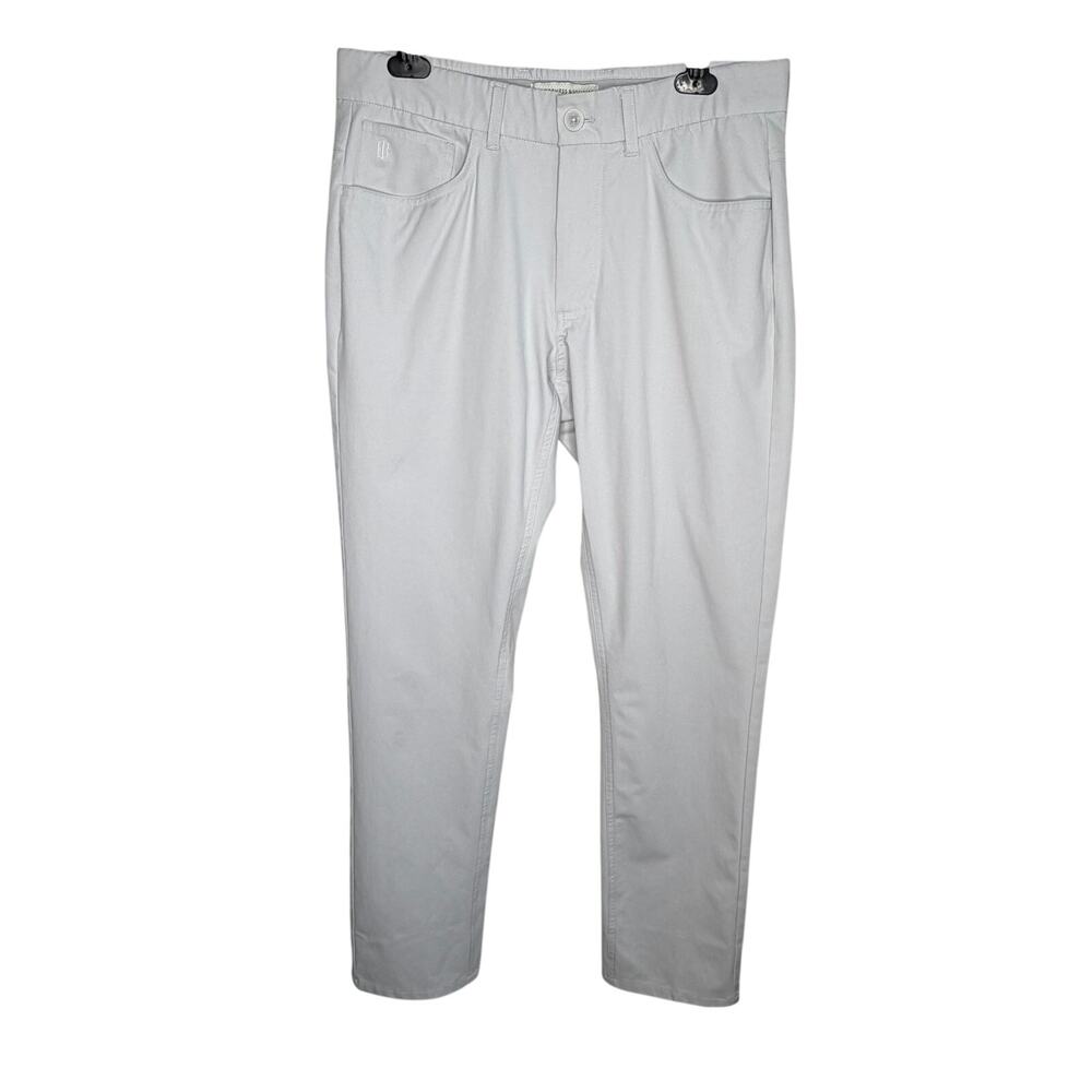 Men's White Chinos - Picture 2 of 9